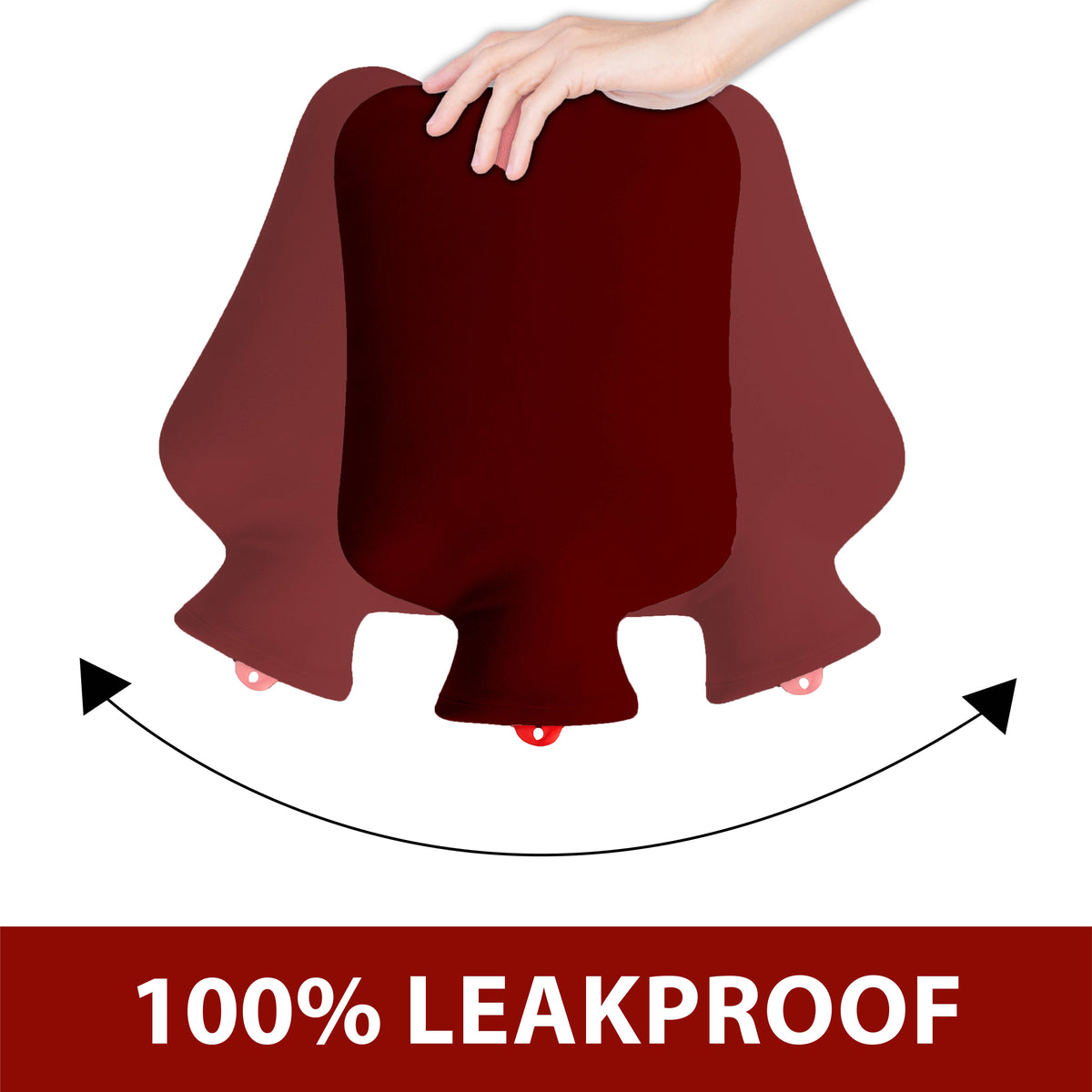 NEA Hot Water with Washable Velvet Soft Cover (2 Litre) | Leakproof Premium Bottle for Pain Relief & Winter Warmth