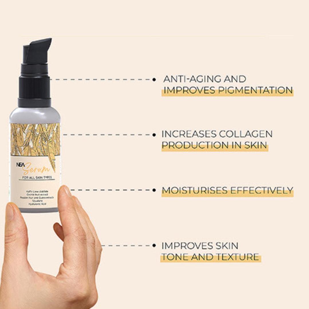NEA Face Serum With Kaffir Lime & Orchid Fruit For All Skin Types (30ml)