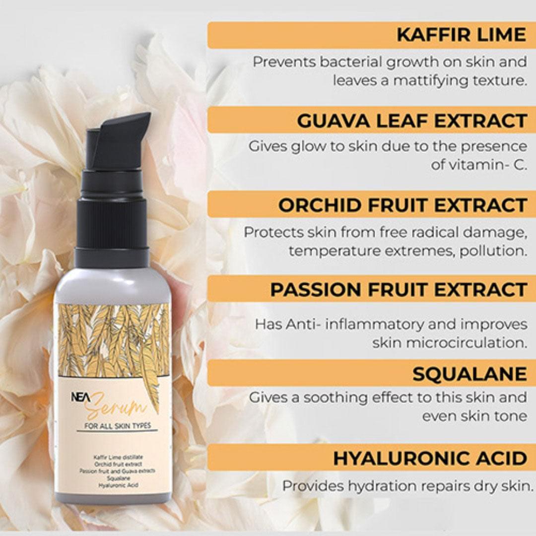 NEA Face Serum With Kaffir Lime & Orchid Fruit For All Skin Types (30ml)