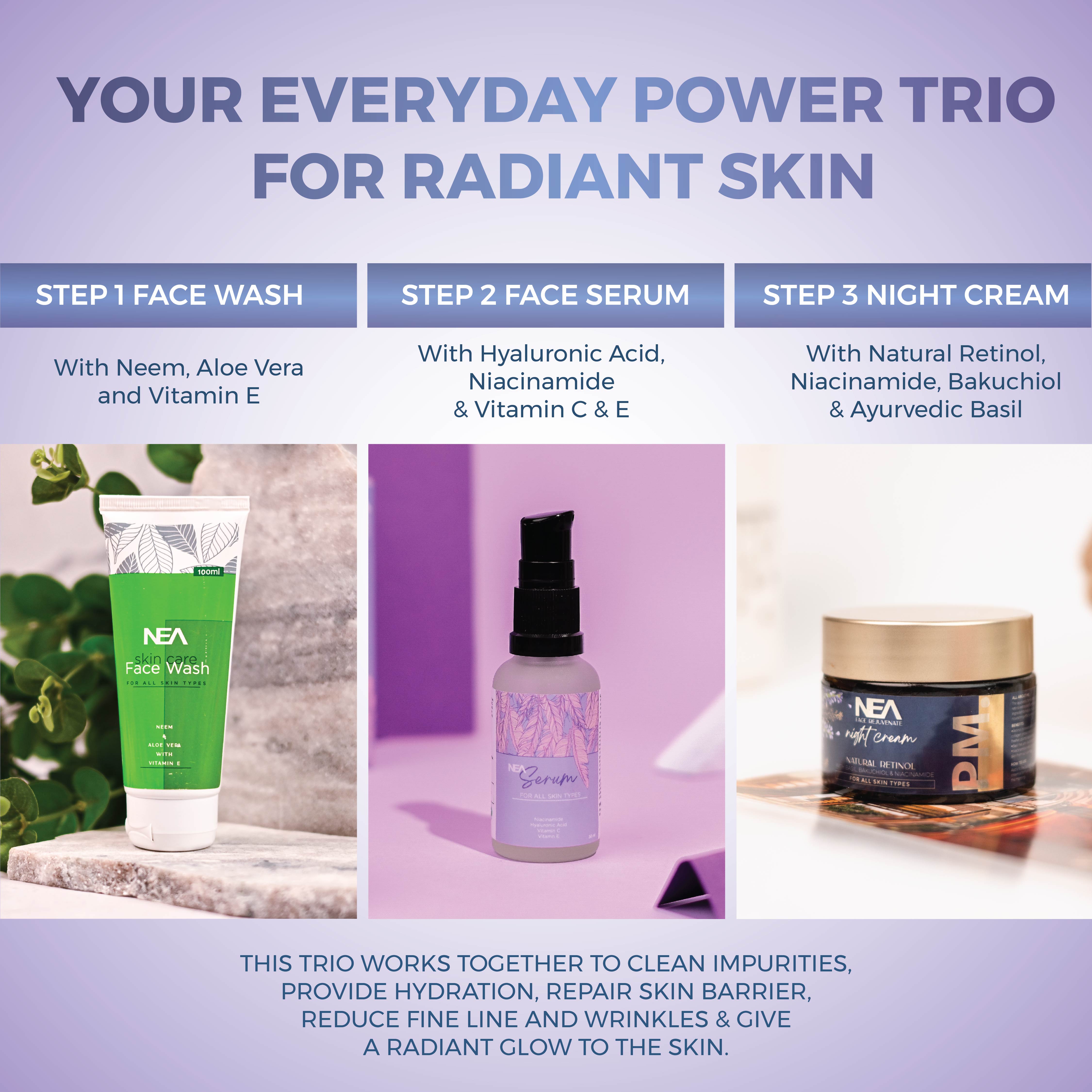 NEA Harmony Hydration Skincare Trio