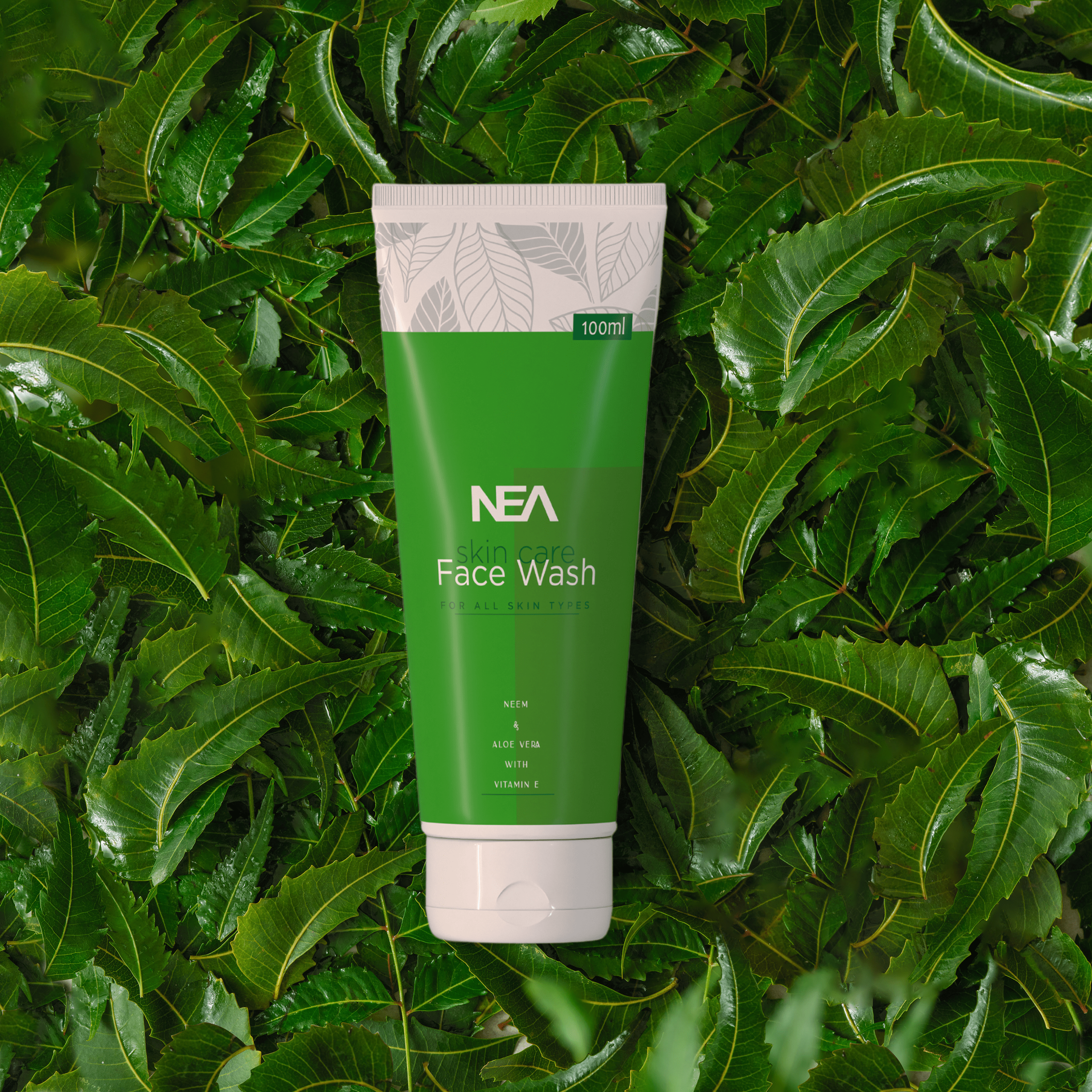 NEA Skincare Face Wash with Neem, Aloe Vera & Vitamin E | 100ml