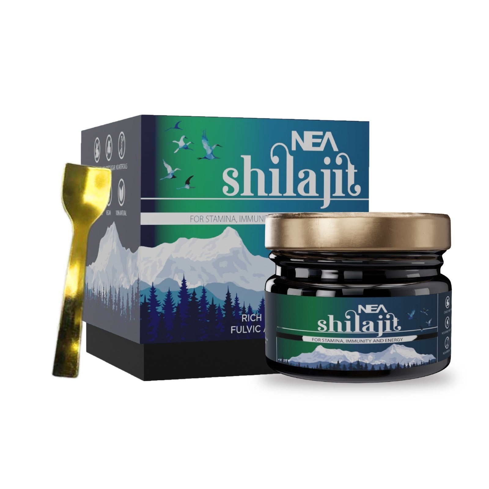 Nea Pure Shilajit: آپ کی توانائی کو بڑھانے، آپ کی قوت مدافعت کو بہتر بنانے اور مجموعی صحت کو فروغ دینے کا ایک قدرتی طریقہ 15Gm