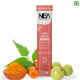 Nea Liver Detox Effervescent Tablets | 10 Super Ayurvedic Herbs | Reduce Cholesterol  (15 Tablets)