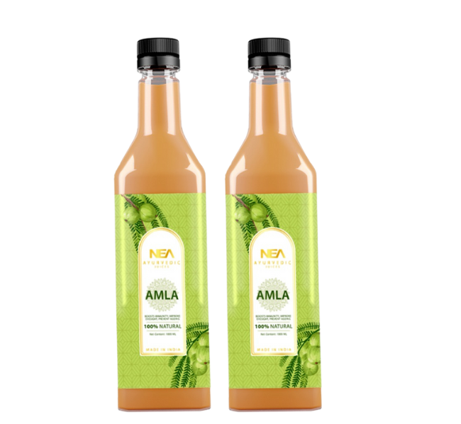 NEA Amla Ayurvedic Juice - Boost Immunity, Improve Eyesight, Prevent Aging (1000ML)