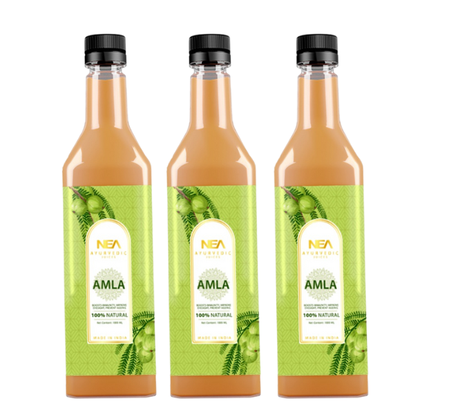 NEA Amla Ayurvedic Juice - Boost Immunity, Improve Eyesight, Prevent Aging (1000ML)