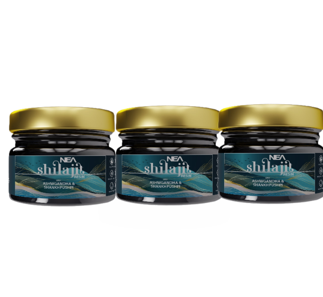 این ای اے شیلاجیت کے ساتھ اشوگندھا اور شنکھ پُشپی (15 گرام) 80% فلوِک کے ساتھ 5X زیادہ موثر