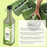 NEA Aloe Vera Ayurvedic Juice - Hydration, Healthy Skin, Hair, Anti-Aging (1000ml)