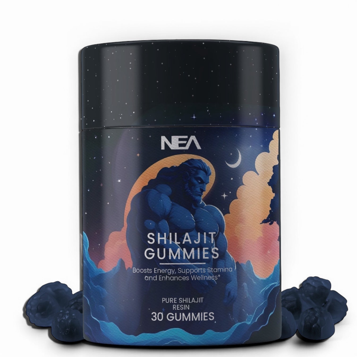 Shilajit Gummies - Power-Packed Vitality Boosters with Shilajit, Black Musli, and Gokshura