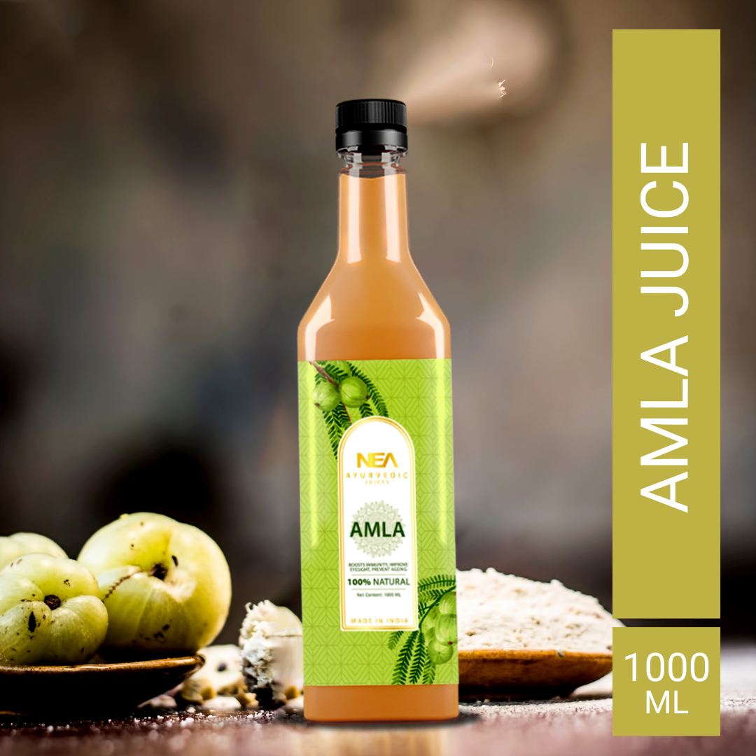 NEA Amla Ayurvedic Juice - Boost Immunity, Improve Eyesight, Prevent Aging (1000ML)