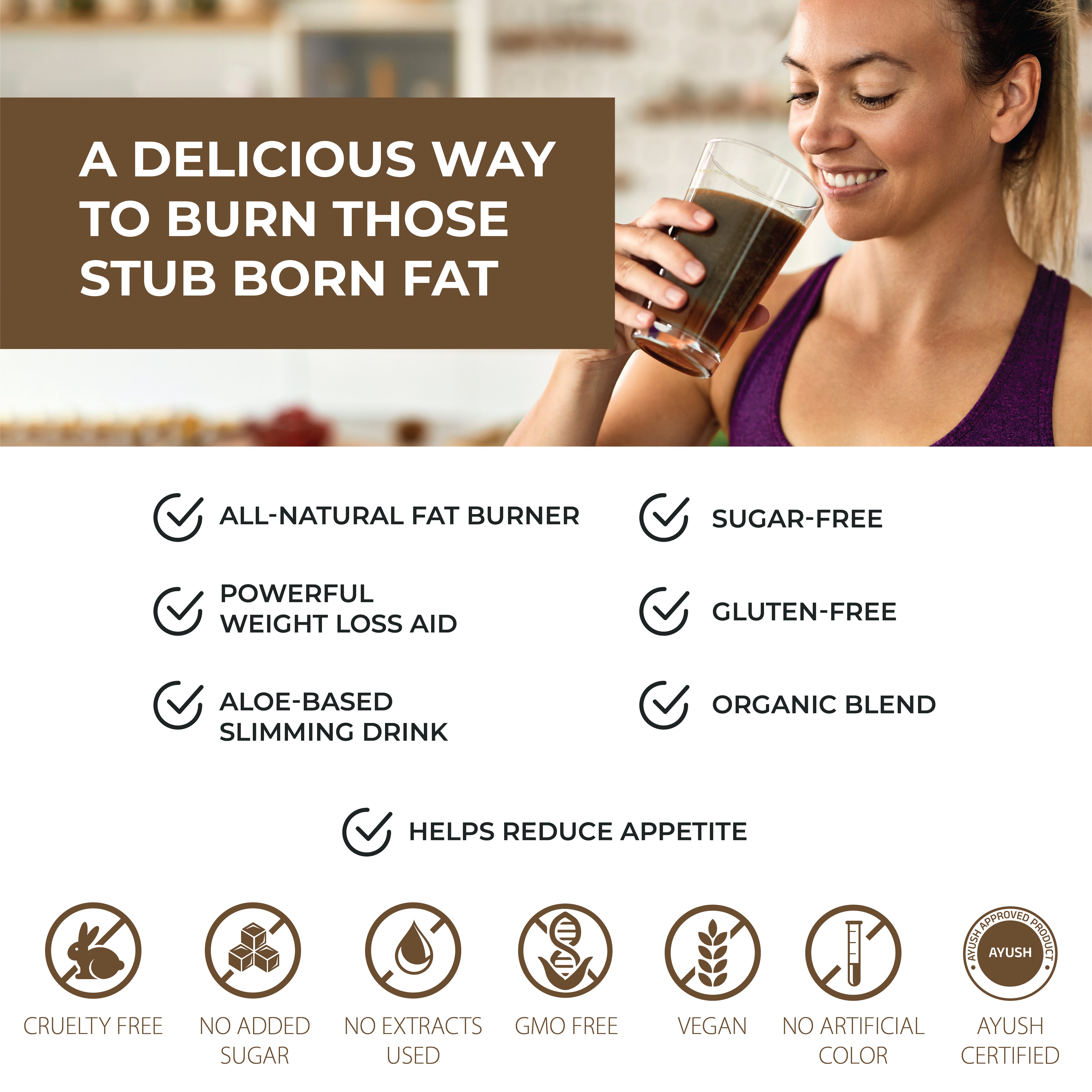 Nea Fat Reducer Juice | 9 Ayurvedic Herbs | Weight Management & Get Slim Naturally