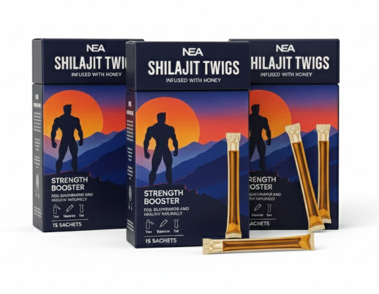 NEA Shilajit Twings - Energize with Shilajit, Safed Musli, and Gokshura