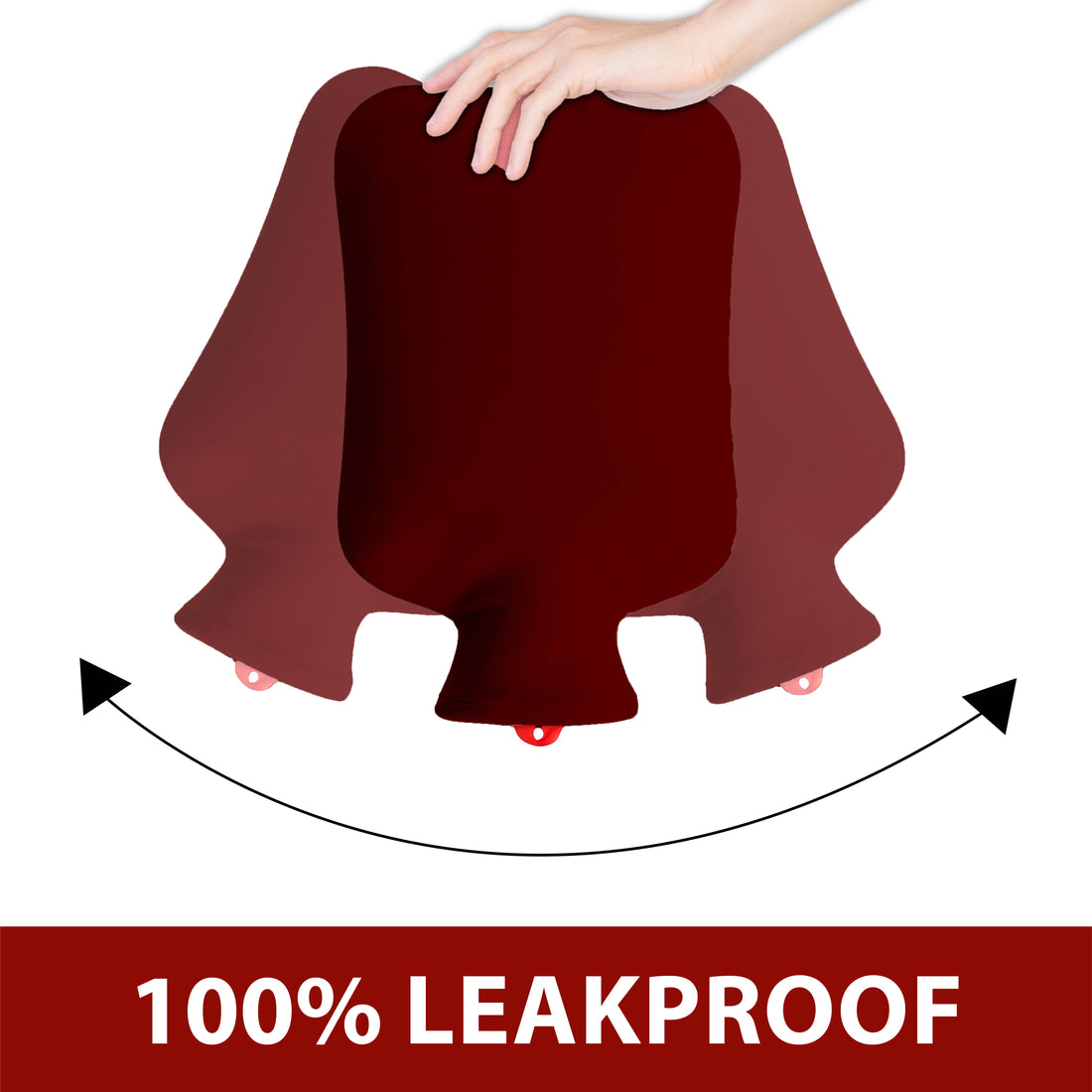 NEA Hot Water with Washable Velvet Soft Cover (2 Litre) | Leakproof Premium Bottle for Pain Relief & Winter Warmth