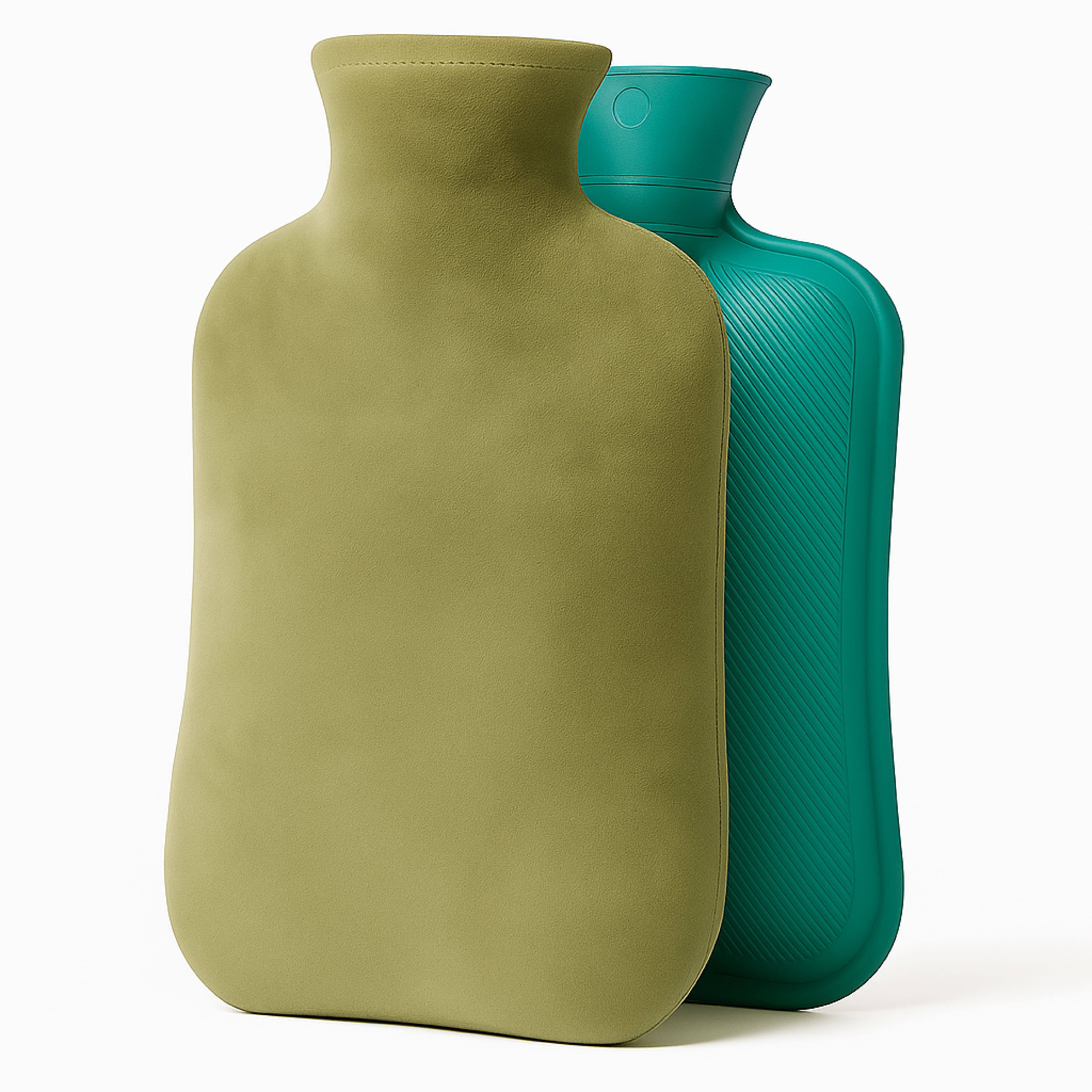 NEA Hot Water with Washable Velvet Soft Cover (2 Litre) | Leakproof Premium Bottle for Pain Relief & Winter Warmth