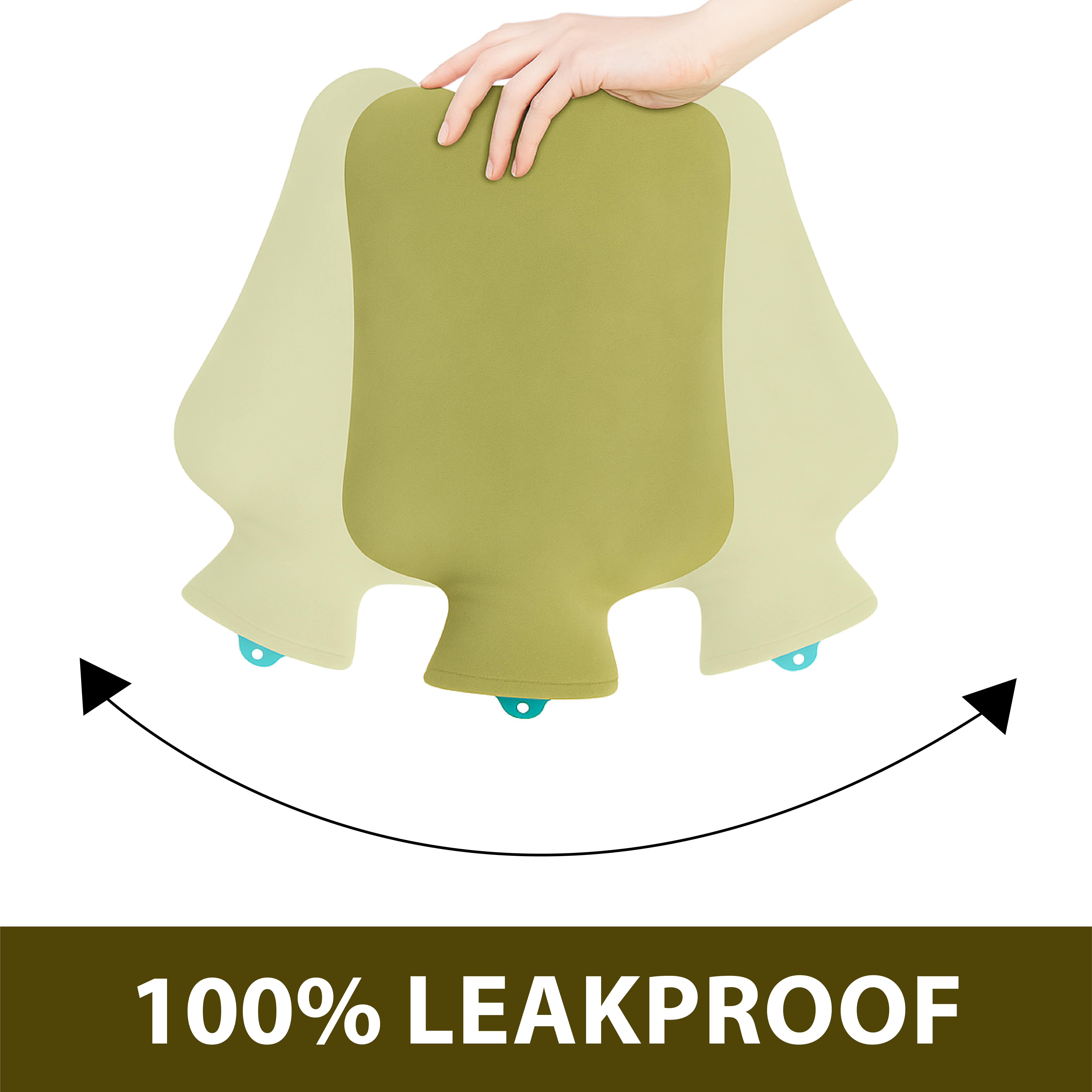 NEA Hot Water with Washable Velvet Soft Cover (2 Litre) | Leakproof Premium Bottle for Pain Relief & Winter Warmth