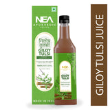 Nea آیورویدک تلسی گلائے جوس برائے قوت مدافعت، تناؤ میں کمی اور ڈیٹوکس (1000ML)