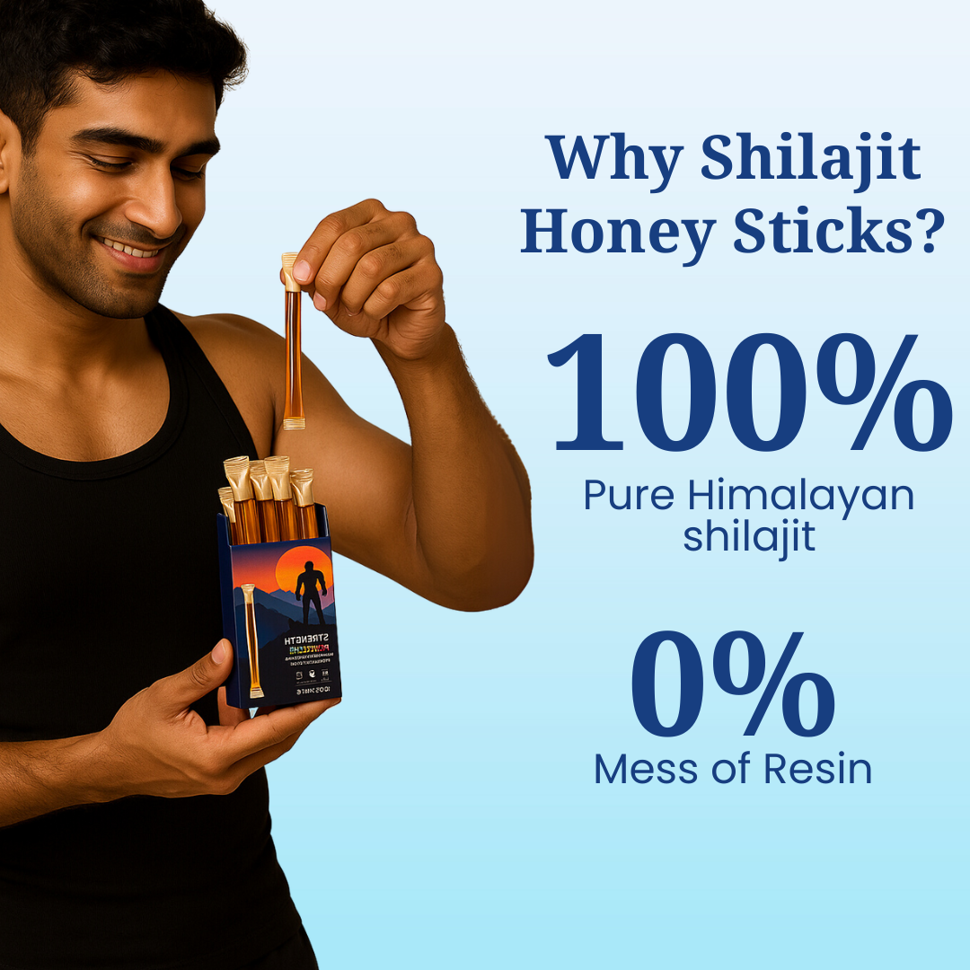 NEA Shilajit Twings - Shilajit، Safed Musli، اور Gokshura کے ساتھ توانائی پیدا کریں