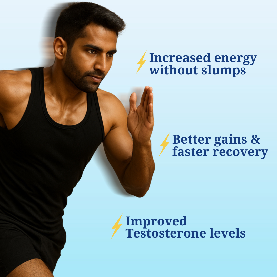 NEA Shilajit Twings - Shilajit، Safed Musli، اور Gokshura کے ساتھ توانائی پیدا کریں