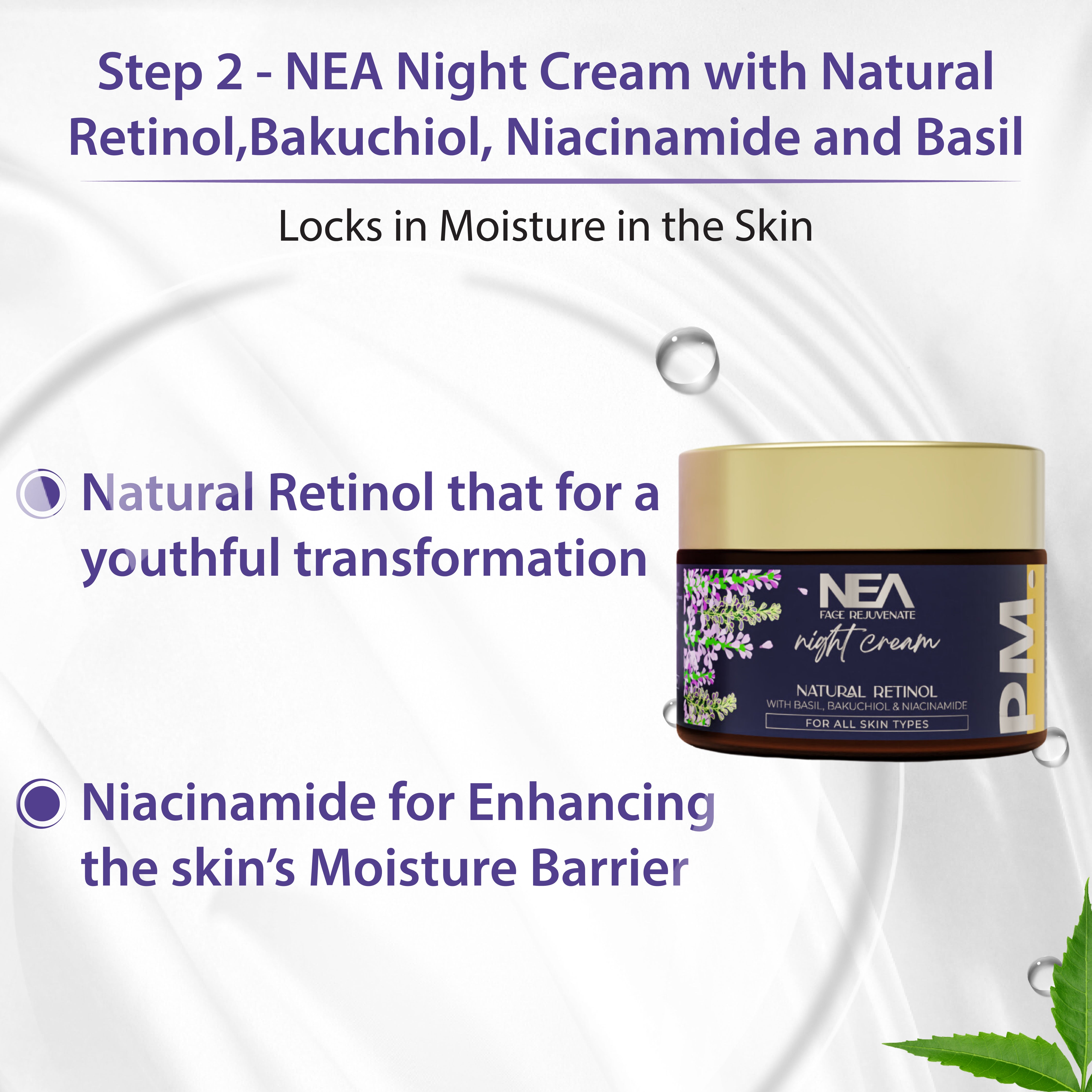 NEA Natural Radiance Night Skincare Combo