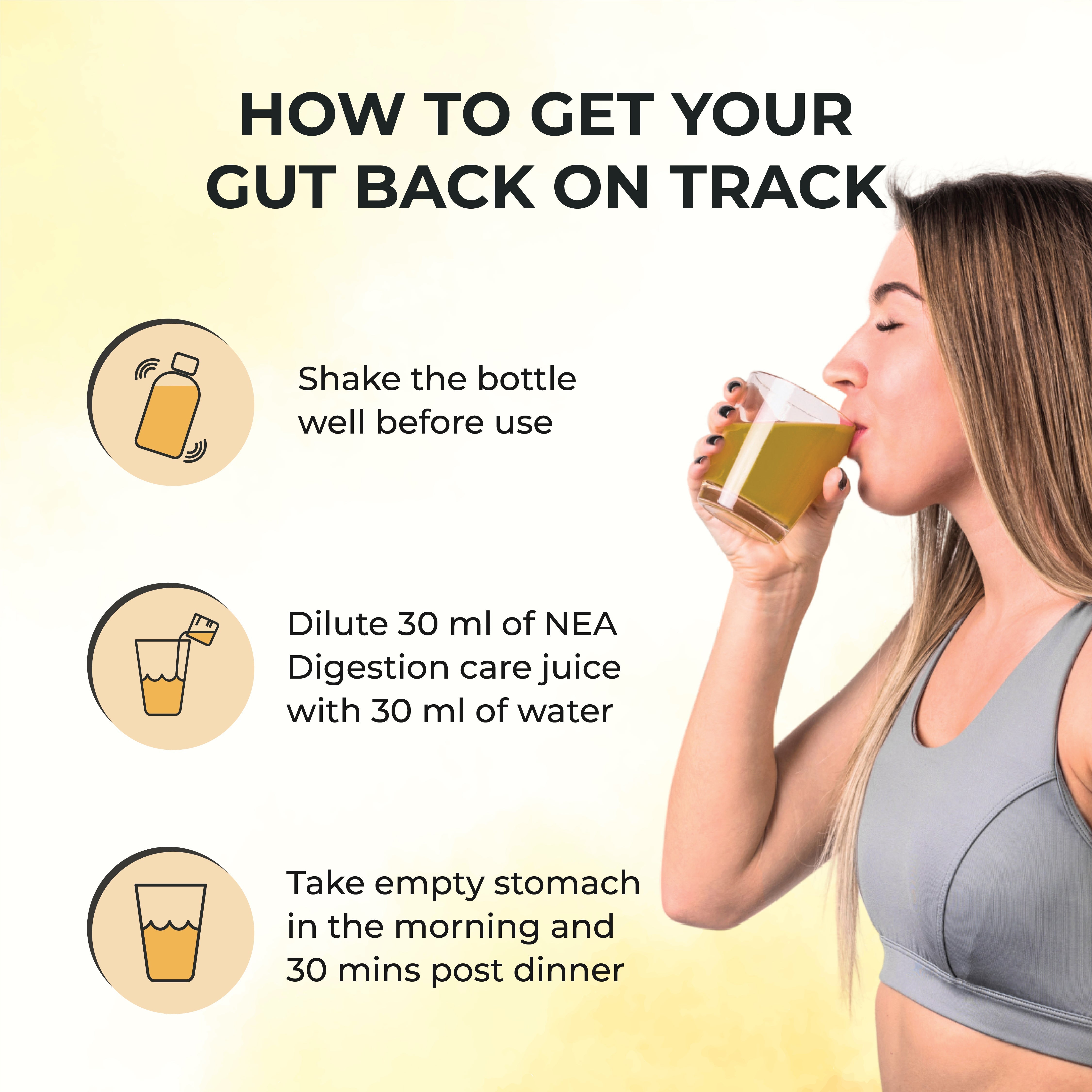 Nea Digestive Care Juice | 13 Ayurvedic Herbs | Gut Health | Relieves Bloating