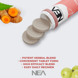Nea Liver Detox Effervescent Tablets | 10 Super Ayurvedic Herbs | Reduce Cholesterol  (15 Tablets)