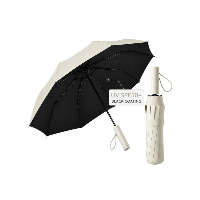 NEA 3-fold umbrella in parasol tree beige