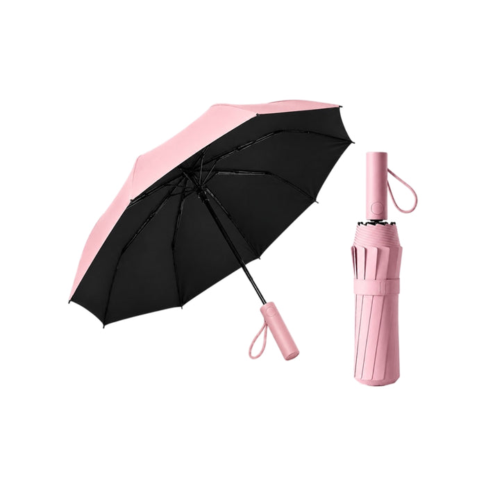 NEA automatic UV umbrella in cherry pink