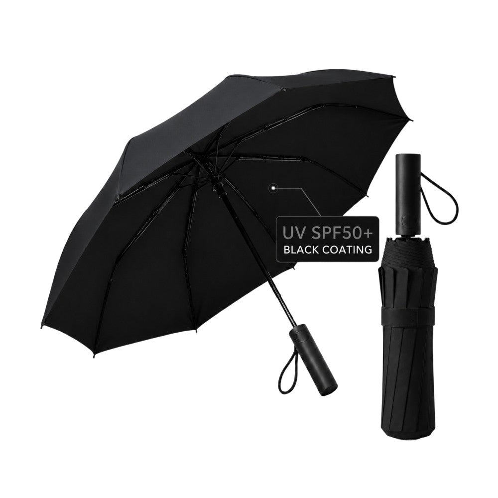 NEA automatic 3-fold umbrella in black
