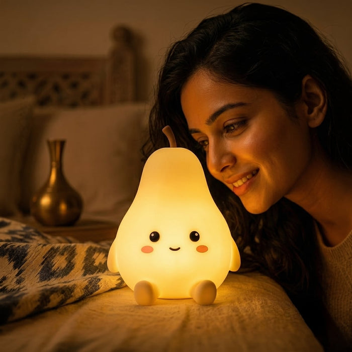 NEA pear silicone night lamp