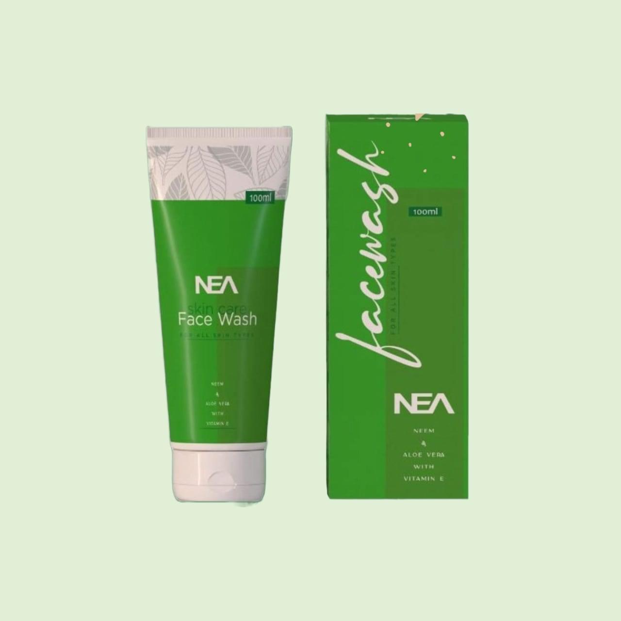 NEA Skincare Face Wash with Neem, Aloe Vera & Vitamin E | 100ml